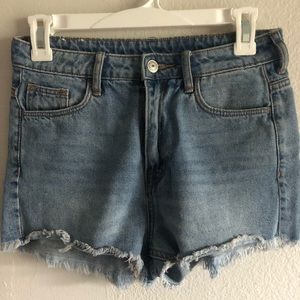 H&M High Waisted Denim Shorts